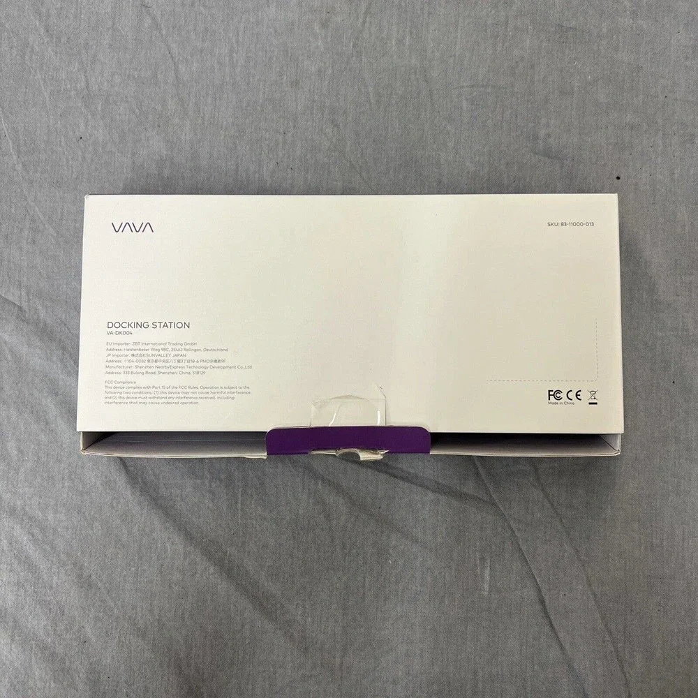 VAVA 12-in-1 Dual 4K USB-C Docking Station HDMI VA-DK004 (R2992) FS BnftsCharity - Picture 7 of 9